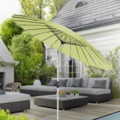 Progarden Sonnenschirm Shanghai 270 Cm Aluminium/Polyestergrün -Stil Beet Verkaufsgeschäft 65ede6e394b5b3def92effa8e5d3806c