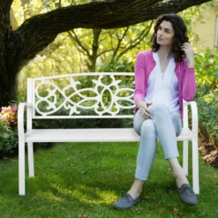 Relaxdays Vintage Gartenbank In Weiß 10 Relaxdays Vintage Gartenbank In Weiß -Stil Beet Verkaufsgeschäft 662cae535199f0430e394e1f6414f865