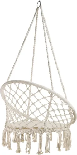 Tectake Hängesessel Jane - Beige -Stil Beet Verkaufsgeschäft 6696019683a30c1f594c71065070480b