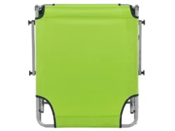 Gartenliege Limettengrün Silber Polyester Mit PVC Beschichtung Stahl Sonnendach Verstellbar In 5 Positionen Für Außenbereich Garten Terrasse -Stil Beet Verkaufsgeschäft 66cf2fc735941c372516304d4ac7c2da