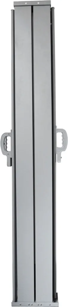 EINFEBEN Doppel Seitenmarkise Markisen Ausziehbar 180x600cm Alu Sichtschutz Windschutz Sonnenschutz Seitenrollo Grau 3 EINFEBEN Doppel Seitenmarkise Markisen Ausziehbar 180x600cm Alu Sichtschutz Windschutz Sonnenschutz Seitenrollo Grau – Bild 3