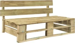 VidaXL Garten-Palettensofa Mit Grauen Kissen Kiefernholz -Stil Beet Verkaufsgeschäft 6856748ccf27d738e3dedd78188edd5f