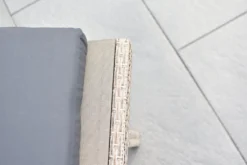 Merxx Aktionsliege "Navarra" - Aluminiumgestell Mit Kunststoffgeflecht Steinbeige, Inkl. Auflage -Stil Beet Verkaufsgeschäft 696a2a87fa13eb27226ae5e7fd608944