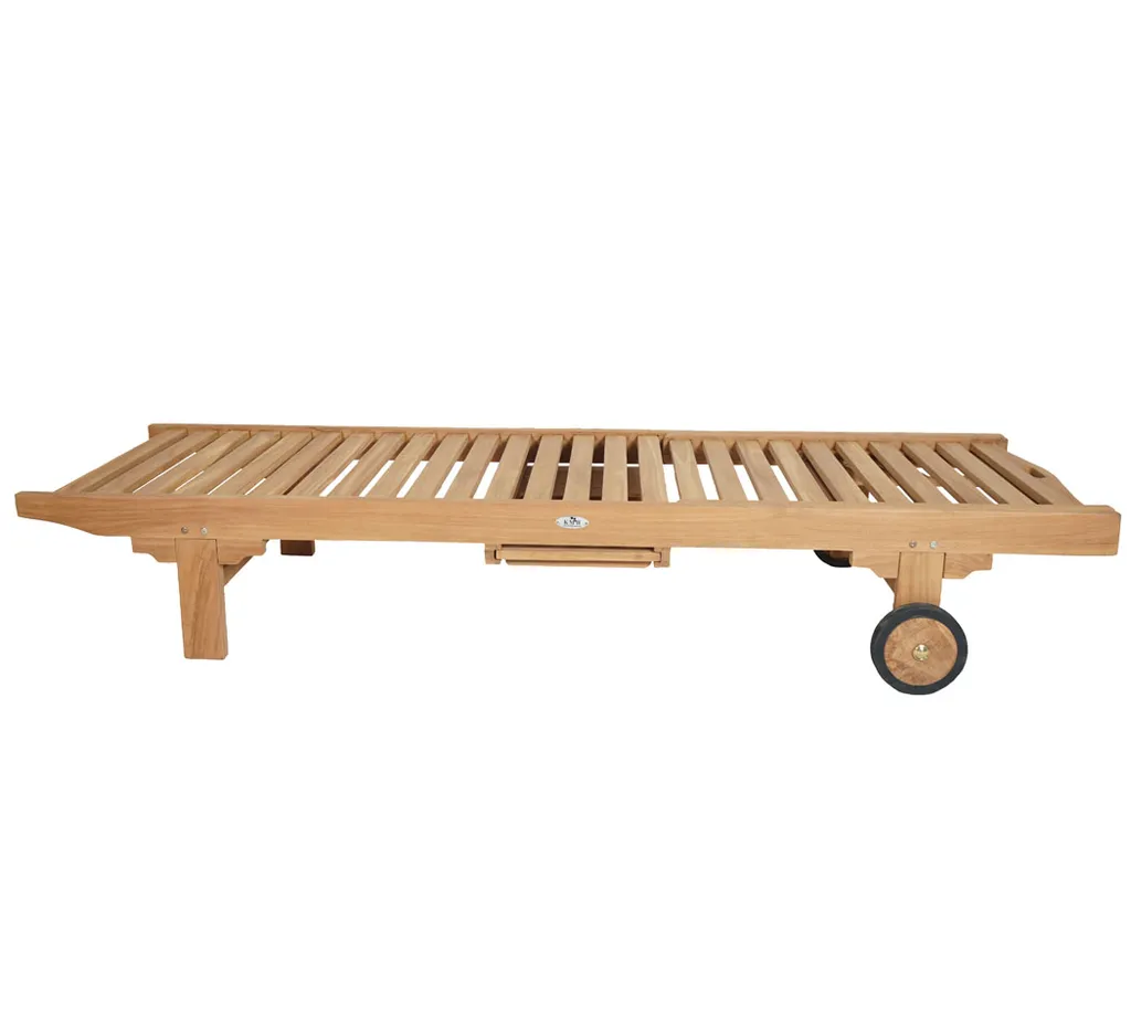 KMH® Teak Sonnenliege *Classic* 2 KMH® Teak Sonnenliege *Classic* - Image 2