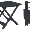 Klapptisch TEVERE In Anthrazit - 72 Cm - Beistelltisch Garten Tisch Camping