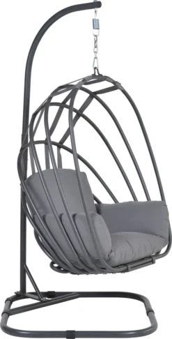 Garden Impressions Hängekorb Suez Aluminium Carbon Black, Faltbar