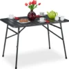 Relaxdays Gartentisch Klappbar Metall