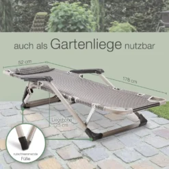 Aktivshop Liegestuhl Aktiv Pro 2in1 -Stil Beet Verkaufsgeschäft 6c0c2253dc016ebdff62bf0658b7debe