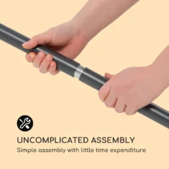 Blumfeldt Flex-Shade L Sonnenschirm Sonnenschutz ,Fläche: 130 X 180 Cm ,Material: Polyester ,UV-Schutzfaktor 50 ,Aluminium-Standbein ,wasserabweisend ,dunkelgrau -Stil Beet Verkaufsgeschäft 6c7b2e46a9f765778b44bc2beca43945