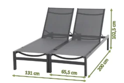 Siena Garden Rimini Lounger Set 2teilig Aluminium ,matt-anthrazit M29400 33 Siena Garden Rimini Lounger Set 2teilig Aluminium ,matt-anthrazit M29400 -Stil Beet Verkaufsgeschäft 6caec60bb29b9e19b8dd9ac4f90f4879