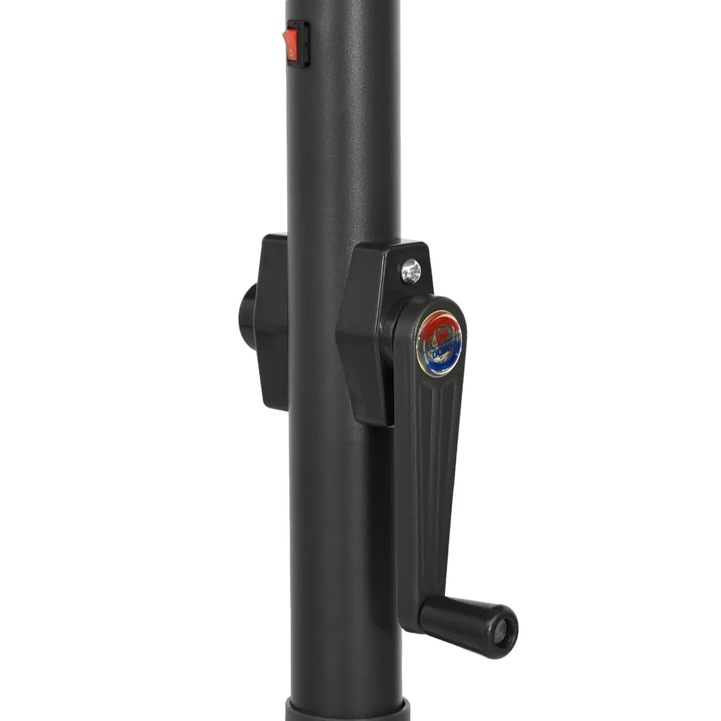 VidaXL Sonnenschirm Mit LED-Leuchten Anthrazit 200x211 Cm Aluminium 6 VidaXL Sonnenschirm Mit LED-Leuchten Anthrazit 200x211 Cm Aluminium - Image 6