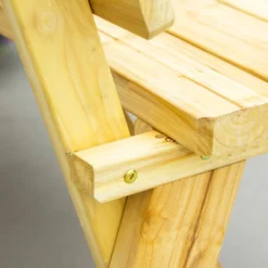 Outsunny Gartenbank 2-Sitzer Parkbank Aus Holz Sitzbank Bis 220 Kg Bank Terrassenbank Mit Rückenlehnen Gartenmöbel Massivholz 116 X 56 X 80 Cm -Stil Beet Verkaufsgeschäft 6de03f09be5570a7ee40e9969c8f49b1