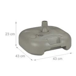 Relaxdays Sonnenschirmständer In Grau -Stil Beet Verkaufsgeschäft 6e26f46b36e17ba29c9441a5df1bcdd2