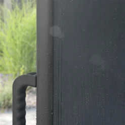 Seitenmarkise 200 X 300 Cm Ausziehbar Und Blickdicht | Moderner Sichtschutz - Windschutz - Sonnenschutz - Seitenrollo Für Terrasse, Balkon Und Garten, Dunkelgrau -Stil Beet Verkaufsgeschäft 6f5922357aa5fc4dc125577ca85efe3d