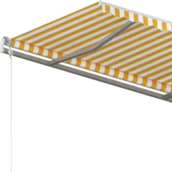 VidaXL Gelenkarmmarkise Automatisch 350x250 Cm Gelb Und Weiß -Stil Beet Verkaufsgeschäft 6f60a09d0aa6b3204f6d21e3d9d2ec0d