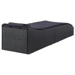 VidaXL Sonnenliege Mit Auflage Poly Rattan Schwarz -Stil Beet Verkaufsgeschäft 7313733b6379d60a36f57cdd415bf13e