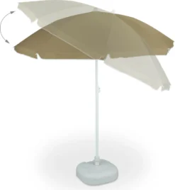 Relaxdays Sonnenschirm 180 Cm -Stil Beet Verkaufsgeschäft 765aedac4bc90413f3369673a02a7b3b