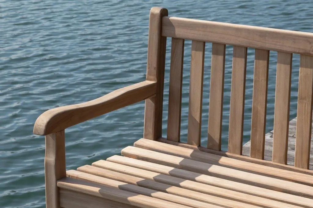 Garden Pleasure Teak Garten Bank Solo 3-Sitzer Sitzbank Essbank Möbel Holzbank 7 Garden Pleasure Teak Garten Bank Solo 3-Sitzer Sitzbank Essbank Möbel Holzbank - Image 7