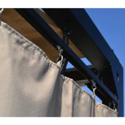 HOME DELUXE Pavillon Gartenliege PROVENCE - 236 X 180 X 210 Cm |Gartenliege Mit Sonnendach, Schwebeliege Mit Rattanbett, Doppelliege, Hollywoodschaukel -Stil Beet Verkaufsgeschäft 76eab68fd5c12e267115b100b094c58d