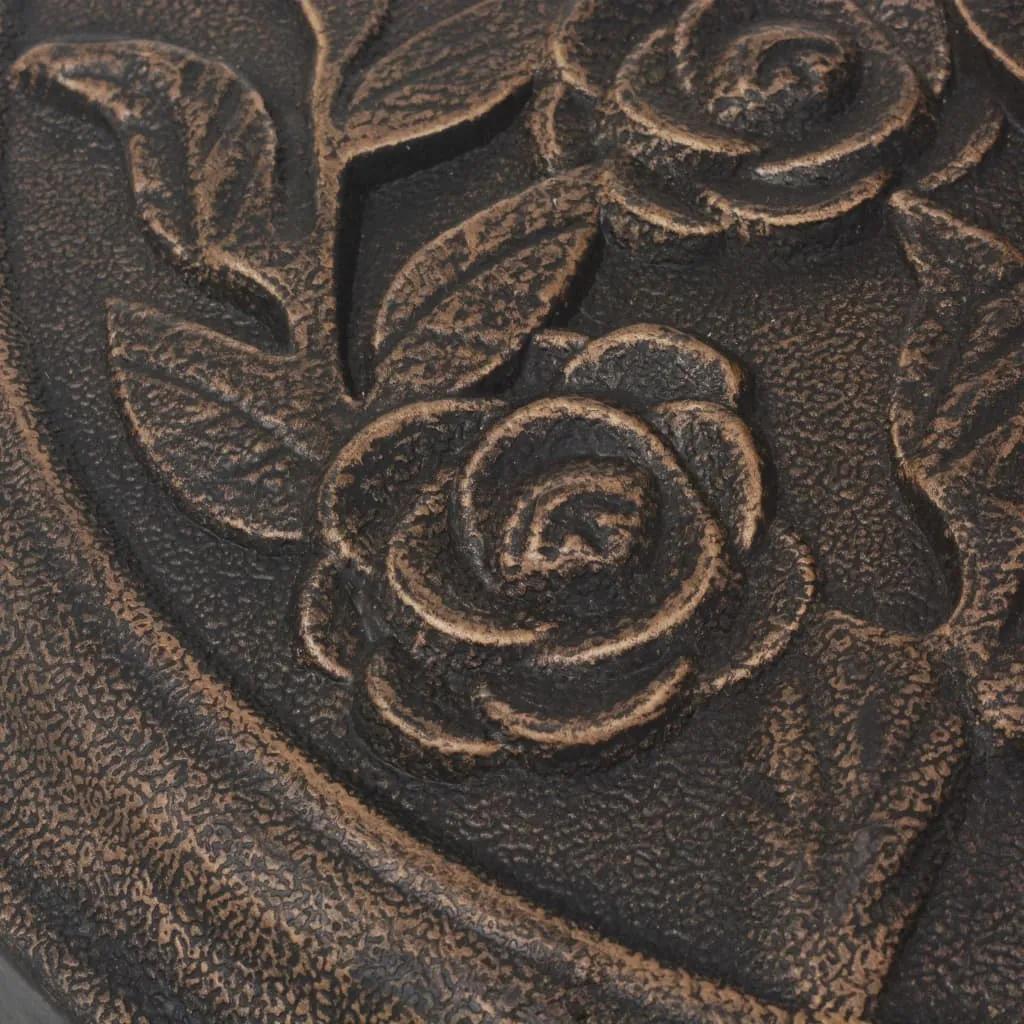 VidaXL Sonnenschirmständer Harz Rund Bronze 9 Kg 5 VidaXL Sonnenschirmständer Harz Rund Bronze 9 Kg - Image 5