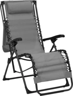 VidaXL Klappbare Liegestühle 2 Stk. Textilene Grau 13 VidaXL Klappbare Liegestühle 2 Stk. Textilene Grau -Stil Beet Verkaufsgeschäft 7780af3e6ff9bdfd5eb6f14171ba1bad