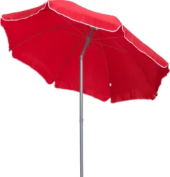 TrendLine Sonnenschirm Rot, Ø 180 Cm