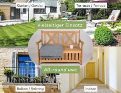 Needs&wants® Gartenbank Holz Wetterfest Mit Stauraum Und Abdeckung, 2-Sitzer Truhenbank Holzbank Klassisch, Parkbank Sitzbank Massiv Garten Outdoor Mit Truhe, 115x58x85 Cm, Naturholz Massivholz, Dunkel-braun 17 Needs&wants® Gartenbank Holz Wetterfest Mit Stauraum Und Abdeckung, 2-Sitzer Truhenbank Holzbank Klassisch, Parkbank Sitzbank Massiv Garten Outdoor Mit Truhe, 115x58x85 Cm, Naturholz Massivholz, Dunkel-braun -Stil Beet Verkaufsgeschäft 79525ca0b29dd6e59016a88f92e30bc4