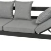 Funktionssofa DONNA Gartenmöbel Liege Sofa Couch + Sitzauflagen Rückenkissen