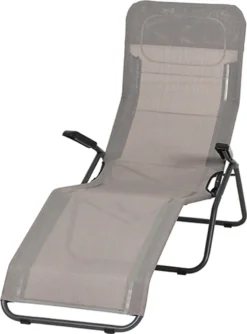 Siena Garden Kippliege Anco Braun 144x72,5x103,5 Cm