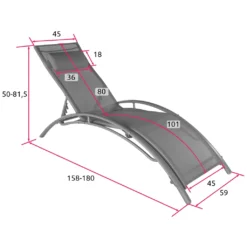 Tectake 2 Gartenliegen Aus Aluminium, 5-stufig - Grau 10 Tectake 2 Gartenliegen Aus Aluminium, 5-stufig - Grau -Stil Beet Verkaufsgeschäft 7b1923dbf4764710f009c53a31e68983