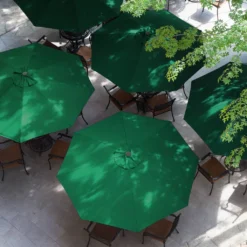 Wohaga® Sonnenschirm 'Sydney' Ø3xH2,5m Grün -Stil Beet Verkaufsgeschäft 7b860756654e7b37df66eddc6df70ffb