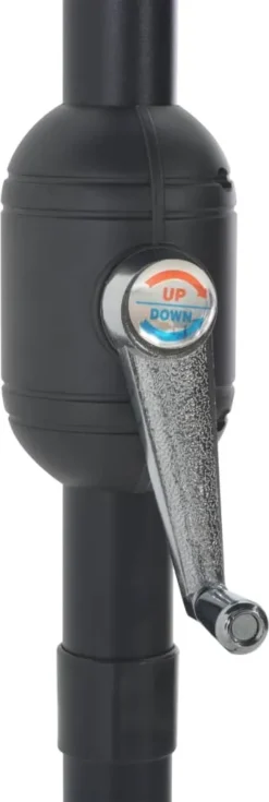 VidaXL Balkon-Sonnenschirm Mit Alu-Mast Anthrazit 300×150 Cm Halbrund -Stil Beet Verkaufsgeschäft 7b89775ad6d5ec6f865a0d381ce07141