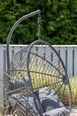 Hängesessel Modena Light Grey Mit Gestell -Stil Beet Verkaufsgeschäft 7c587236fac24786b0fcb3bf85a24d0e