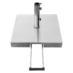 Sonnenschirmständer 55kg Rollbar Mit Handgriff Max. 48mm + Edelstahlhaube -Stil Beet Verkaufsgeschäft 7ccc6eefe078fd07e5cb6ddee4230ff8