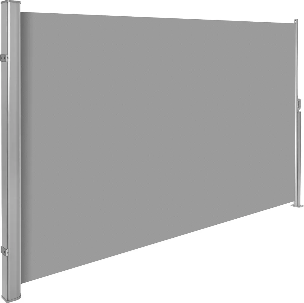 Tectake Aluminium Seitenmarkise Ausziehbar Mit Aufrollmechanismus - 200 X 300 Cm, Grau 2 Tectake Aluminium Seitenmarkise Ausziehbar Mit Aufrollmechanismus - 200 X 300 Cm, Grau - Image 2