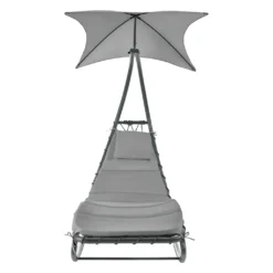 Schaukelliege Lamia Mit Sonnendach 193x104x200 Cm Sonnenliege Bis 160 Kg Relaxliege Mit Kopfkissen Hellgrau 10 Schaukelliege Lamia Mit Sonnendach 193x104x200 Cm Sonnenliege Bis 160 Kg Relaxliege Mit Kopfkissen Hellgrau -Stil Beet Verkaufsgeschäft 7da876b11d80161c495369d995fc14fc