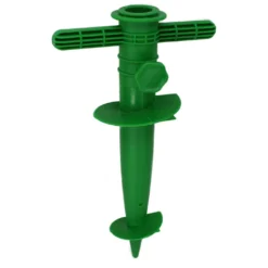 Sonnenschirmständer Bodenhülse 30cm Bodendübel Strandschirmhalter Aus Kunststoff, Farbe:grün