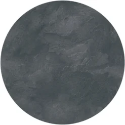 Tischplatte Dark Slate Rund 105cm