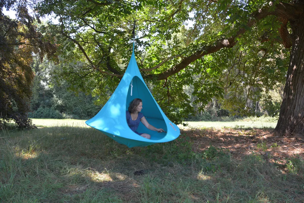 Cacoon Double - Türkis Hängestuhl 2 Cacoon Double - Türkis Hängestuhl - Image 2