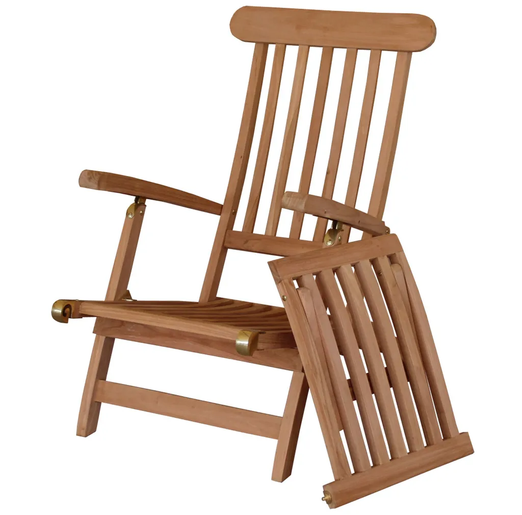KMH® Deckchair *Classic* Echt TEAK 3 KMH® Deckchair *Classic* Echt TEAK - Image 3