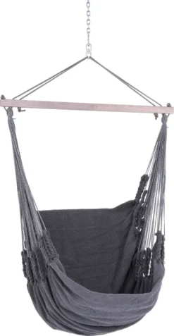 Chico Hängesessel Baumwolle Grau Hängestuhl