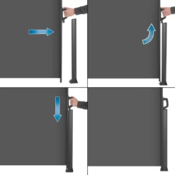 Koopman Windschutz Für Terrasse - 3x1,4 M - Anthrazit - Einziehbar 13 Koopman Windschutz Für Terrasse - 3x1,4 M - Anthrazit - Einziehbar -Stil Beet Verkaufsgeschäft 7f6eb3dc098890c073d865a6f372f65c