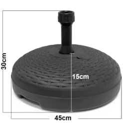 Sonnenschirmständer Sonnenschirmhalter In Rattanoptik Anthrazit 20L 45cm 12 Sonnenschirmständer Sonnenschirmhalter In Rattanoptik Anthrazit 20L 45cm -Stil Beet Verkaufsgeschäft 802b0b96af57b3a9ecc14ce75d8a613f