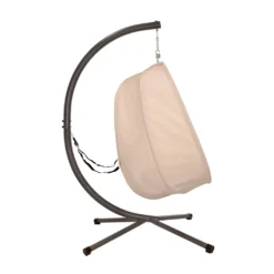 SVITA COZY Hängesessel Mit Gestell Aus Stahl Outdoor Hängekorb Beige -Stil Beet Verkaufsgeschäft 80fb4f80b8d433acfe8fae53191b7e60