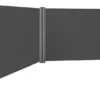SONGMICS Doppelseitenmarkise, 1,8 X 6 M (H X L), Ausziehbare Seitenmarkise, Sichtschutz, Sonnenschutz, Seitenrollo, Für Balkon, Terrasse Und Garten, Rauchgrau GSA360G