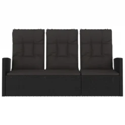 VidaXL Gartenbank Mit Liegefunktion & Kissen Schwarz 173cm Poly Rattan 11 VidaXL Gartenbank Mit Liegefunktion & Kissen Schwarz 173cm Poly Rattan -Stil Beet Verkaufsgeschäft 820f1a1a3df8e5a4146496f9441f49a3