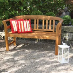 Acamp Gartenbank Batam 2-Sitzer Braun Teakfarben -Stil Beet Verkaufsgeschäft 827cc976b87c373e7a3a2dc9ffec5e0e