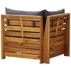 VidaXL Modular-Ecksofa 1 Stk. Mit Auflagen Massivholz Akazie 11 VidaXL Modular-Ecksofa 1 Stk. Mit Auflagen Massivholz Akazie -Stil Beet Verkaufsgeschäft 8486471f3dc062e9514051abbf851cf8