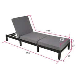 Tectake Sonnenliege Rattan Sofia - Schwarz 14 Tectake Sonnenliege Rattan Sofia - Schwarz -Stil Beet Verkaufsgeschäft 8551f3410a992697b23bd57ab3de6e64
