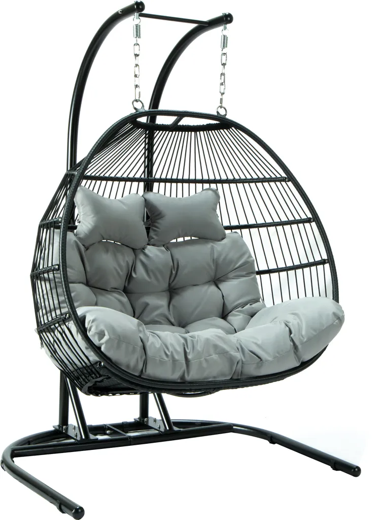 Endorphin® Hängesessel Twin | Für Zwei Personen | Inklusive Gestell Und Auflage-Polster | Sessel Für Garten, Balkon, Terrasse, Wintergarten | Hängekorb | Design-Stuhl Für Drinnen & Outdoor | XXL 1 Endorphin® Hängesessel Twin | Für Zwei Personen | Inklusive Gestell Und Auflage-Polster | Sessel Für Garten, Balkon, Terrasse, Wintergarten | Hängekorb | Design-Stuhl Für Drinnen & Outdoor | XXL